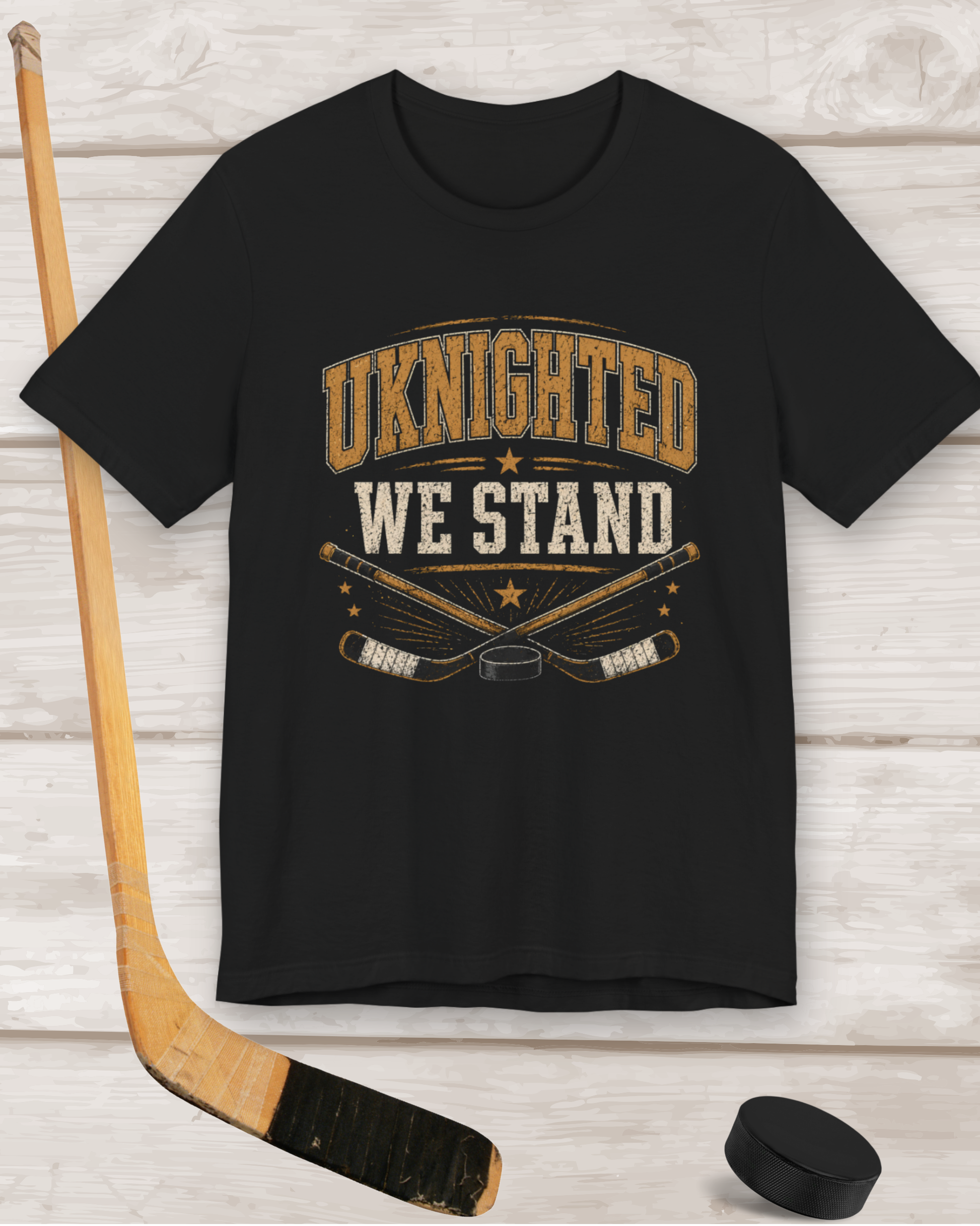 Sports graphic tee for hockey fans everyday wear
