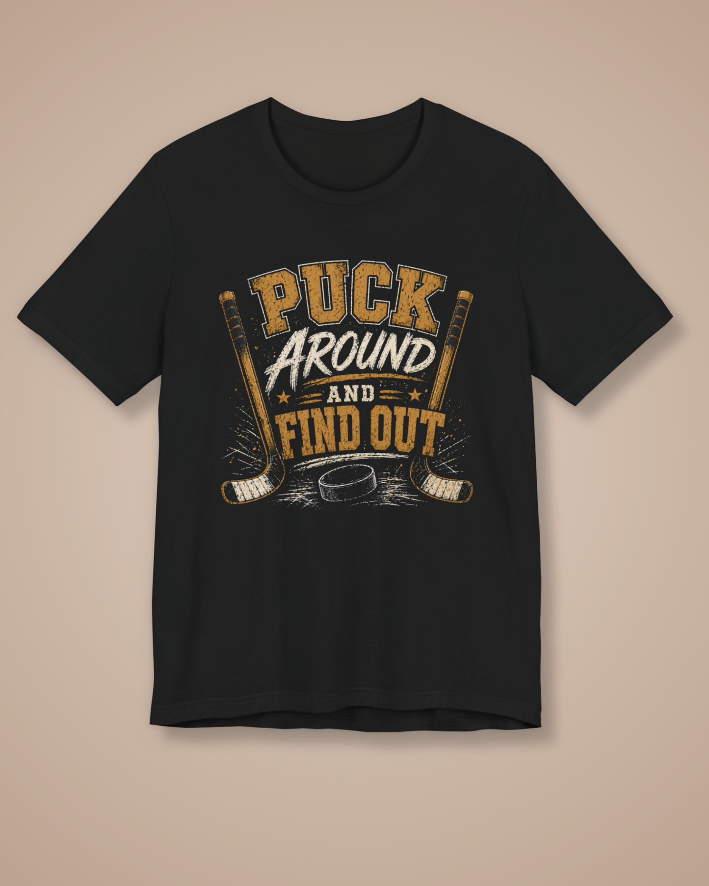 Puck Around and Find Out shirt funny hockey graphic tee