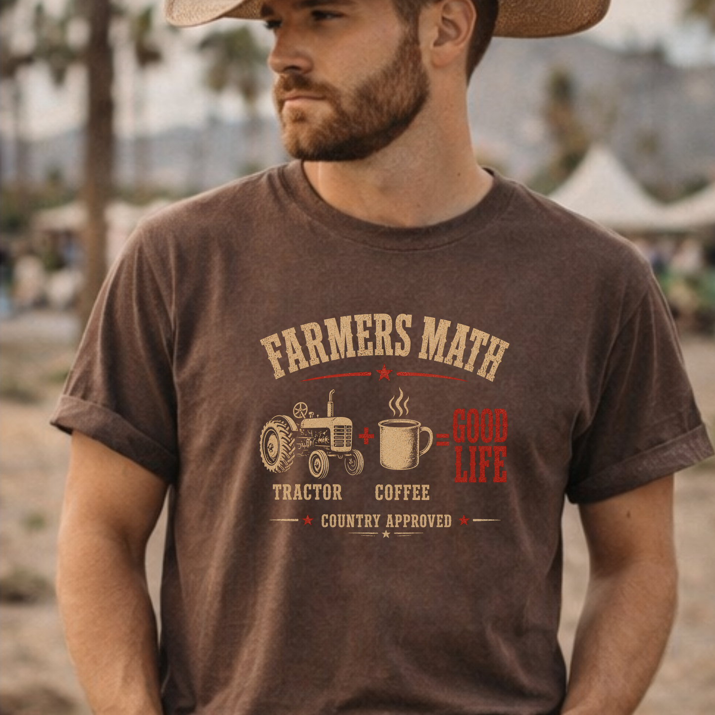 Farmers Math Shirt – Funny Country Tee, Western Graphic Tee, Country Humor Shirt | Wild Reed Apparel