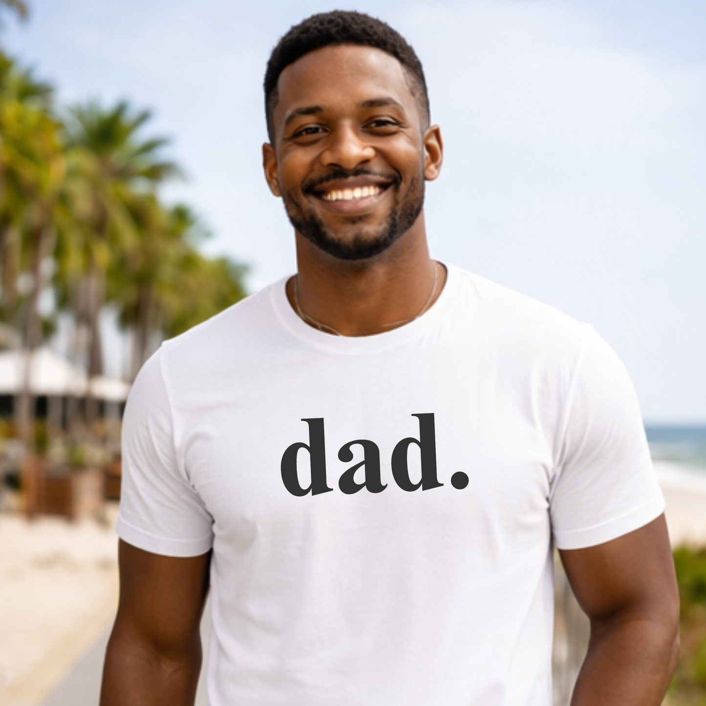 Dad. Minimalist Graphic Tee — Father's Day Casual T‑Shirt
