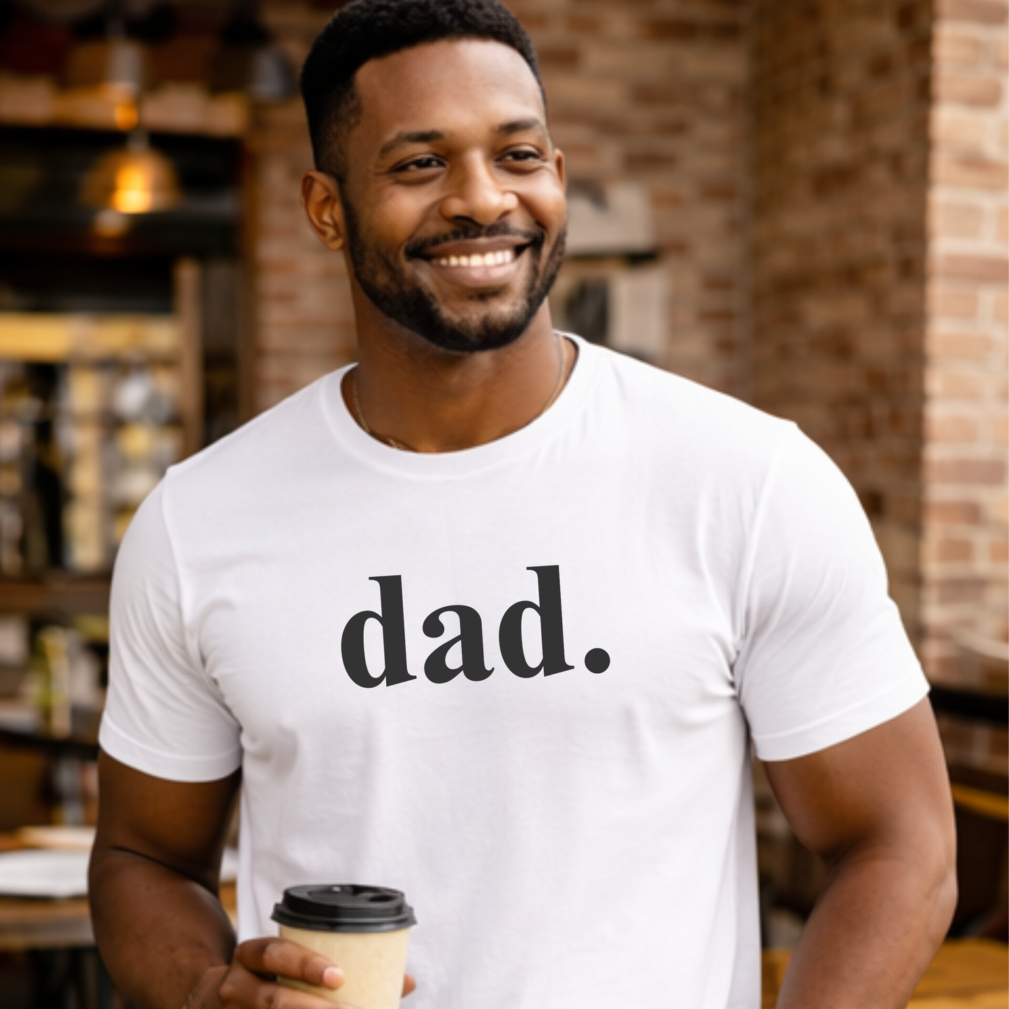 Dad. Minimalist Graphic Tee — Father's Day Casual T‑Shirt