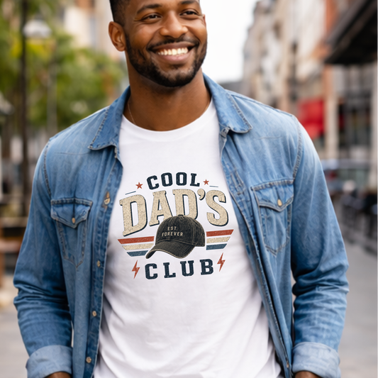 Cool Dads Club Graphic Tee | Vintage Father’s Day Shirt | Wild Reed Apparel