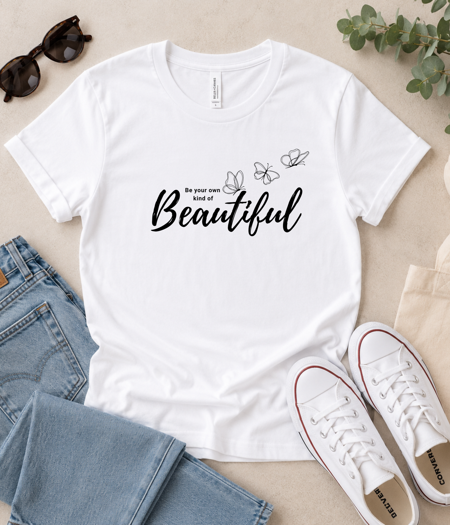 Be Your Own Kind of Beautiful Butterfly Graphic Tee