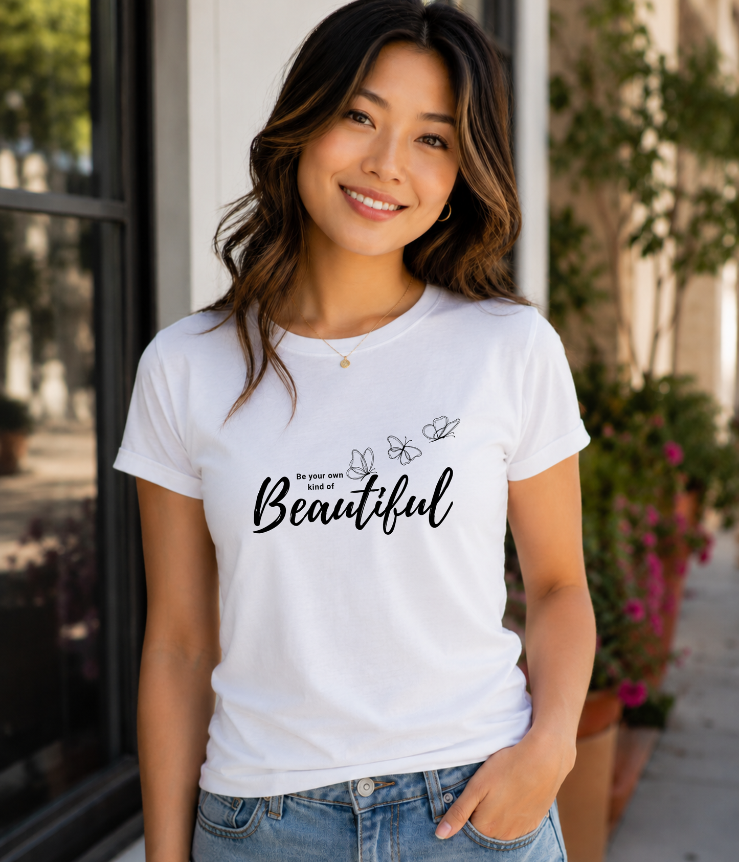 Be Your Own Kind of Beautiful Butterfly Graphic Tee