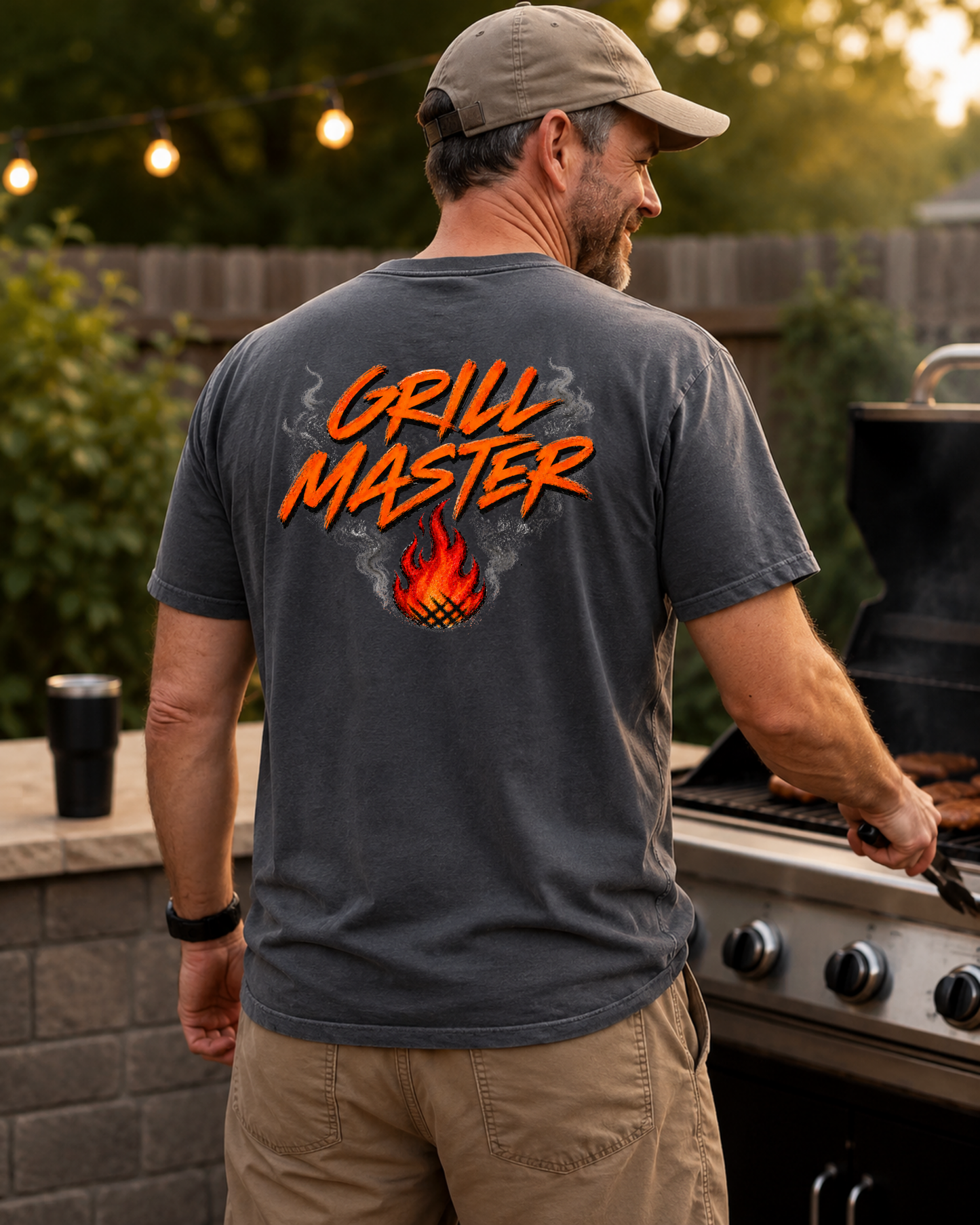 Grill Master BBQ Graphic Tee | Smoked BBQ Shirt | Backyard Grilling T-Shirt