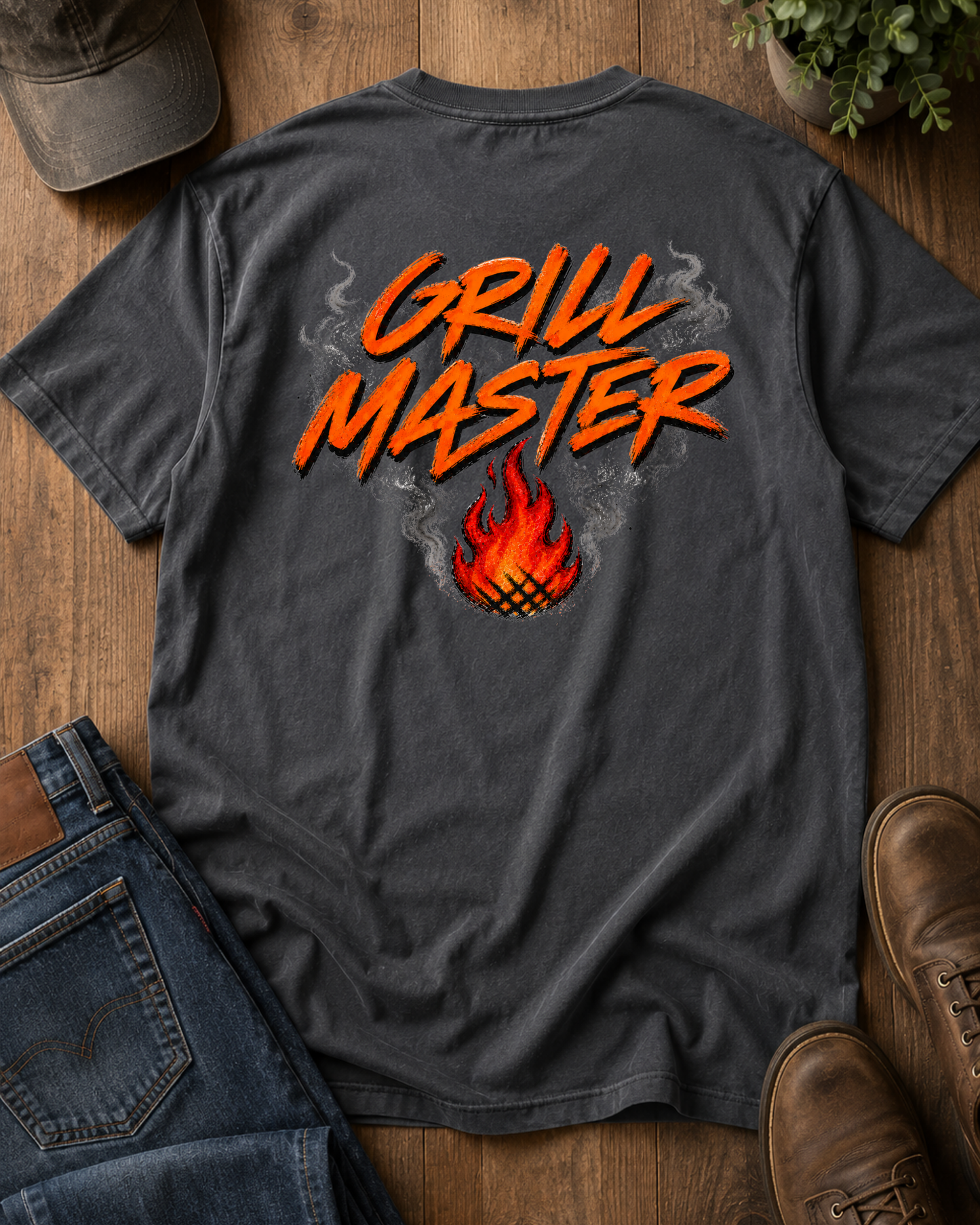 Grill Master BBQ Graphic Tee | Smoked BBQ Shirt | Backyard Grilling T-Shirt