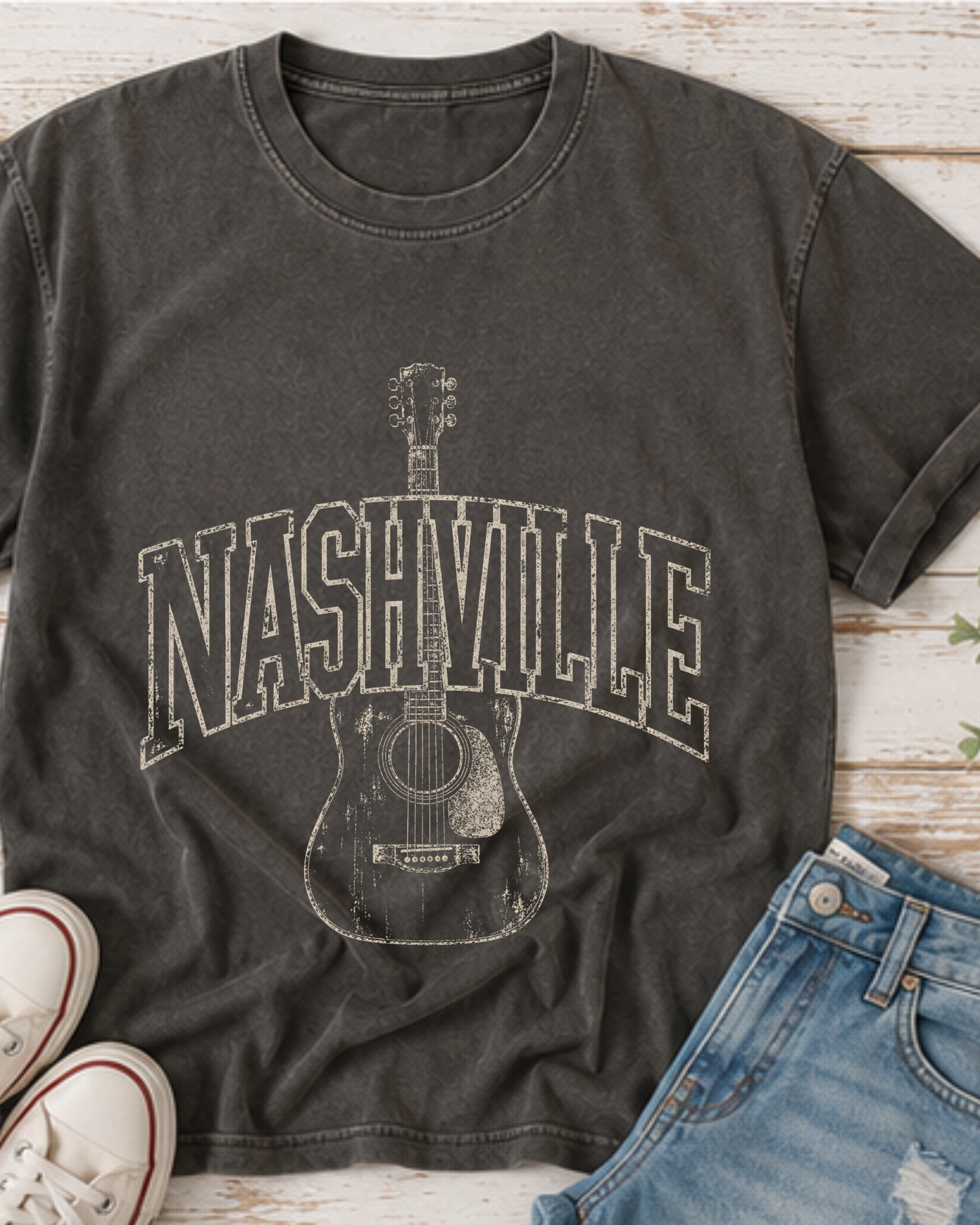 Nashville Vintage Graphic Tee | Country Concert Comfort Colors Shirt