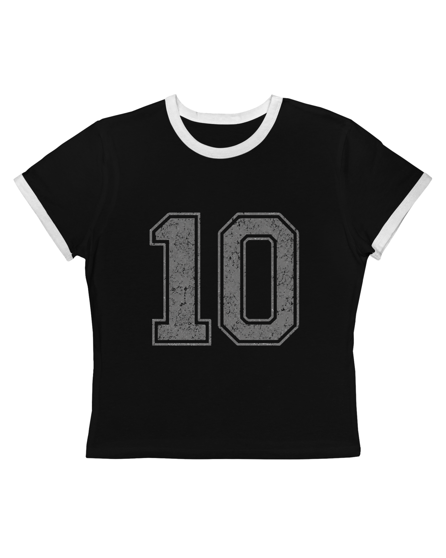 Vintage Varsity Number Ringer Baby Tee