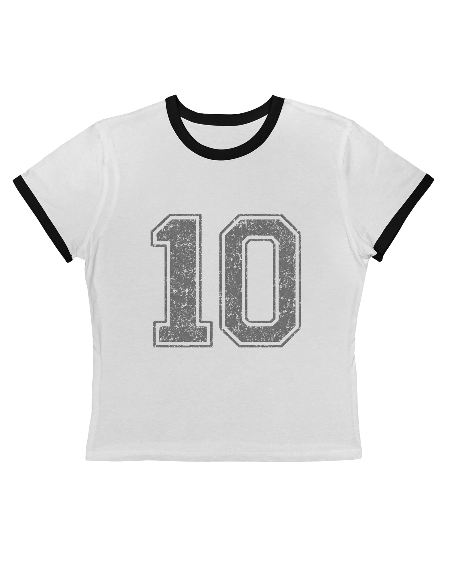 Vintage Varsity Number Ringer Baby Tee