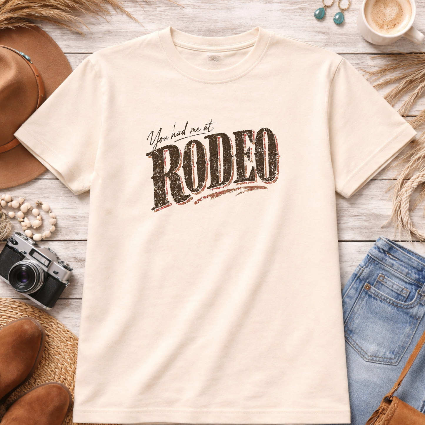 You Had Me At Rodeo Shirt, Vintage Rodeo Tee, Western Graphic Tee, Country Concert Shirt, Cowgirl Rodeo Shirt