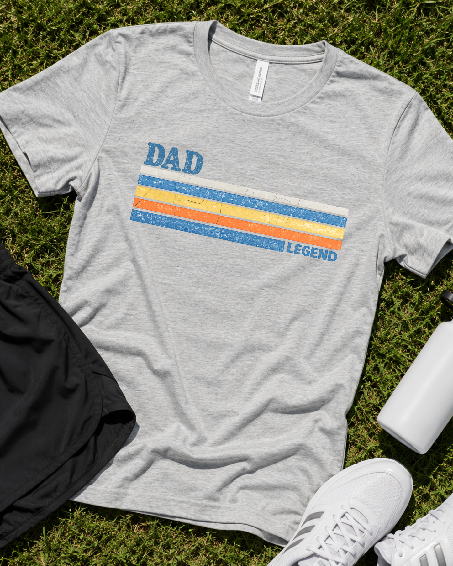 DAD Legend Vintage Graphic Tee | Retro Father's Day Shirt | Relaxed Fit Unisex T-Shirt
