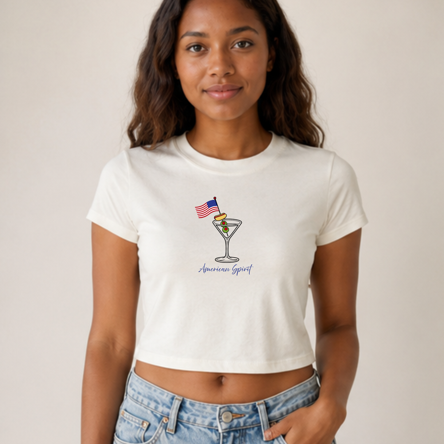 Wild Reed Apparel American Spirit Patriotic Graphic Tee | Americana Summer Shirt