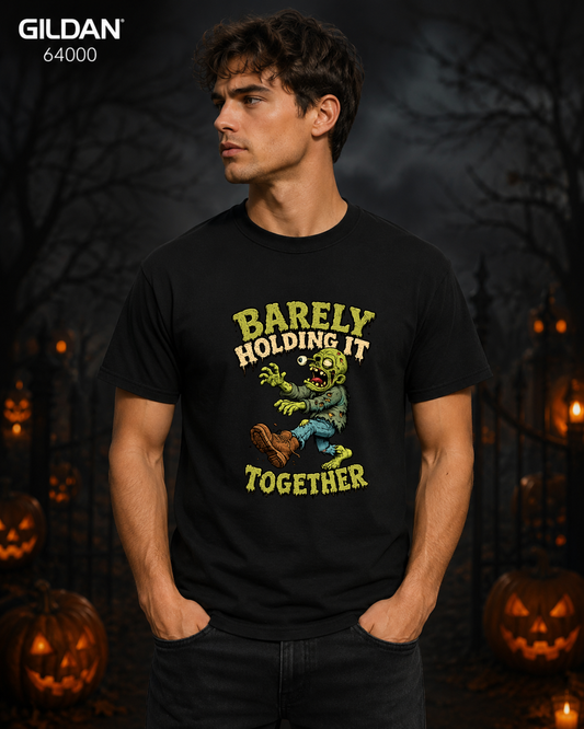 Barely Holding It Together Zombie Graphic Tee