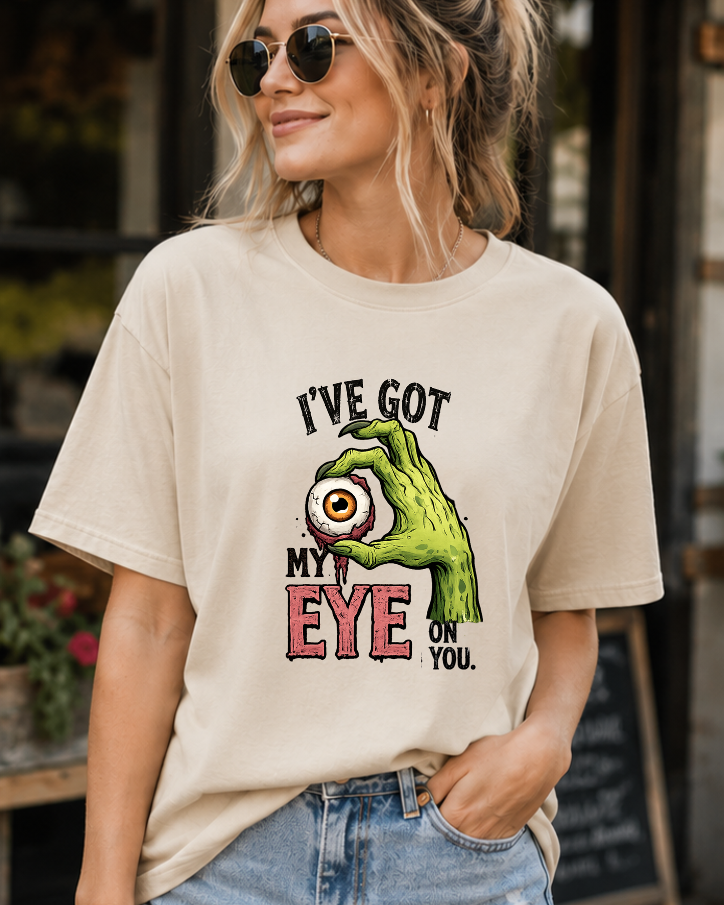 I’ve Got My Eye on You Zombie Graphic Tee