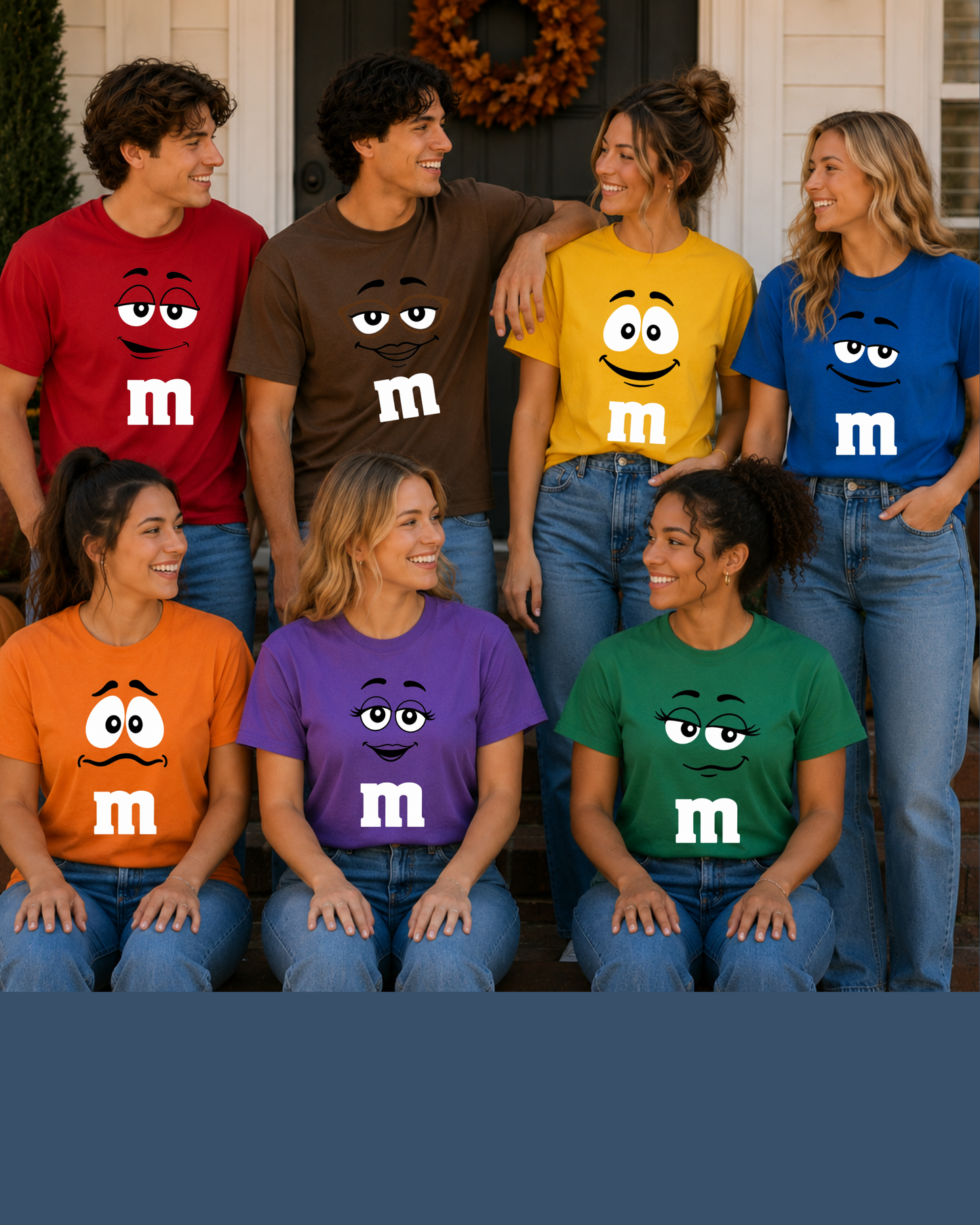 Brown Candy Character Graphic Tee | Funny Brown Candy Face Shirt | Retro Candy Lover T-Shirt