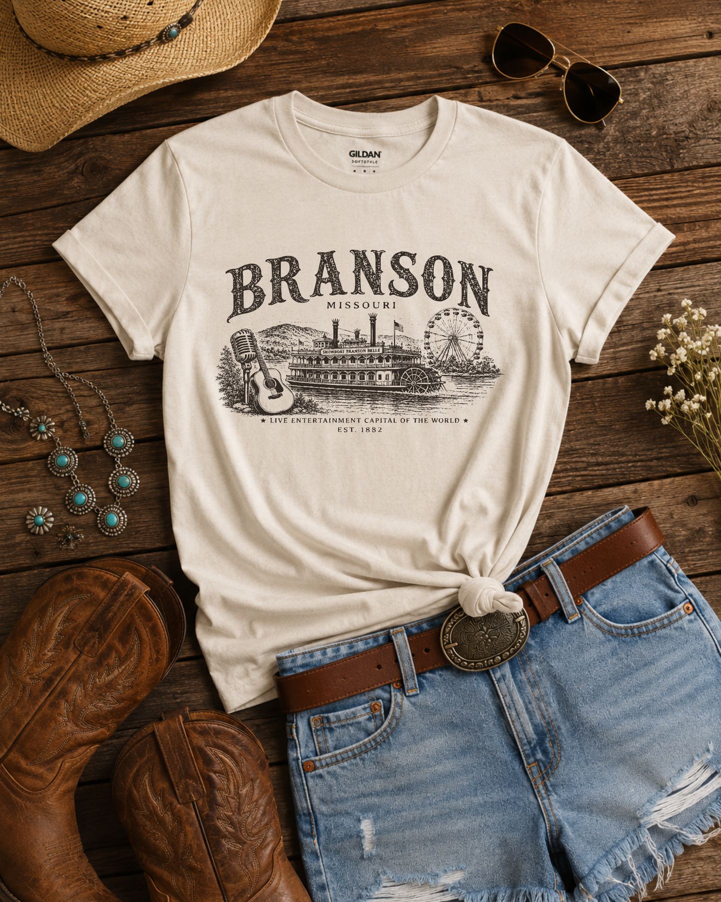Branson Missouri Vintage Graphic Tee