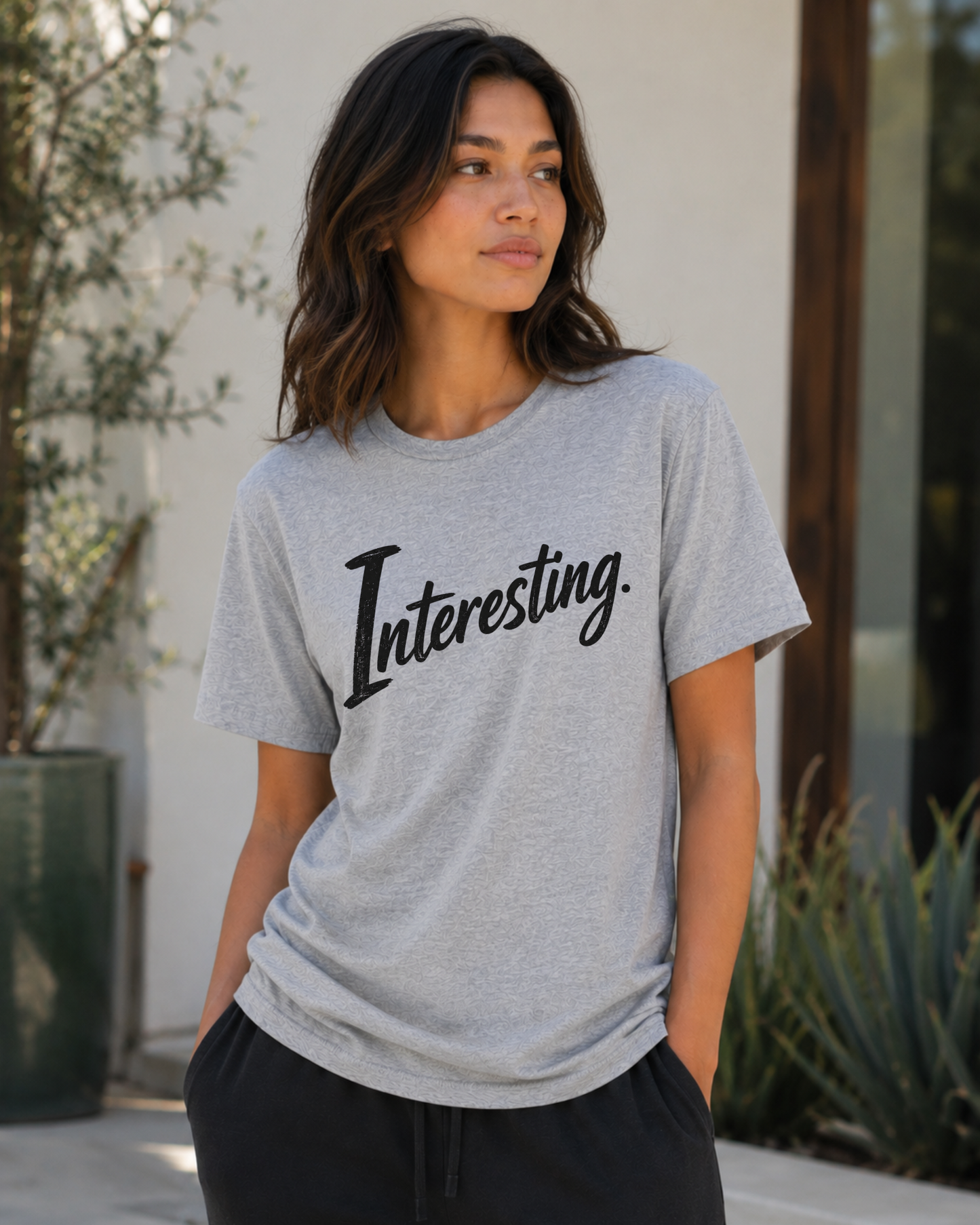 Interesting. Minimalist Statement Tee