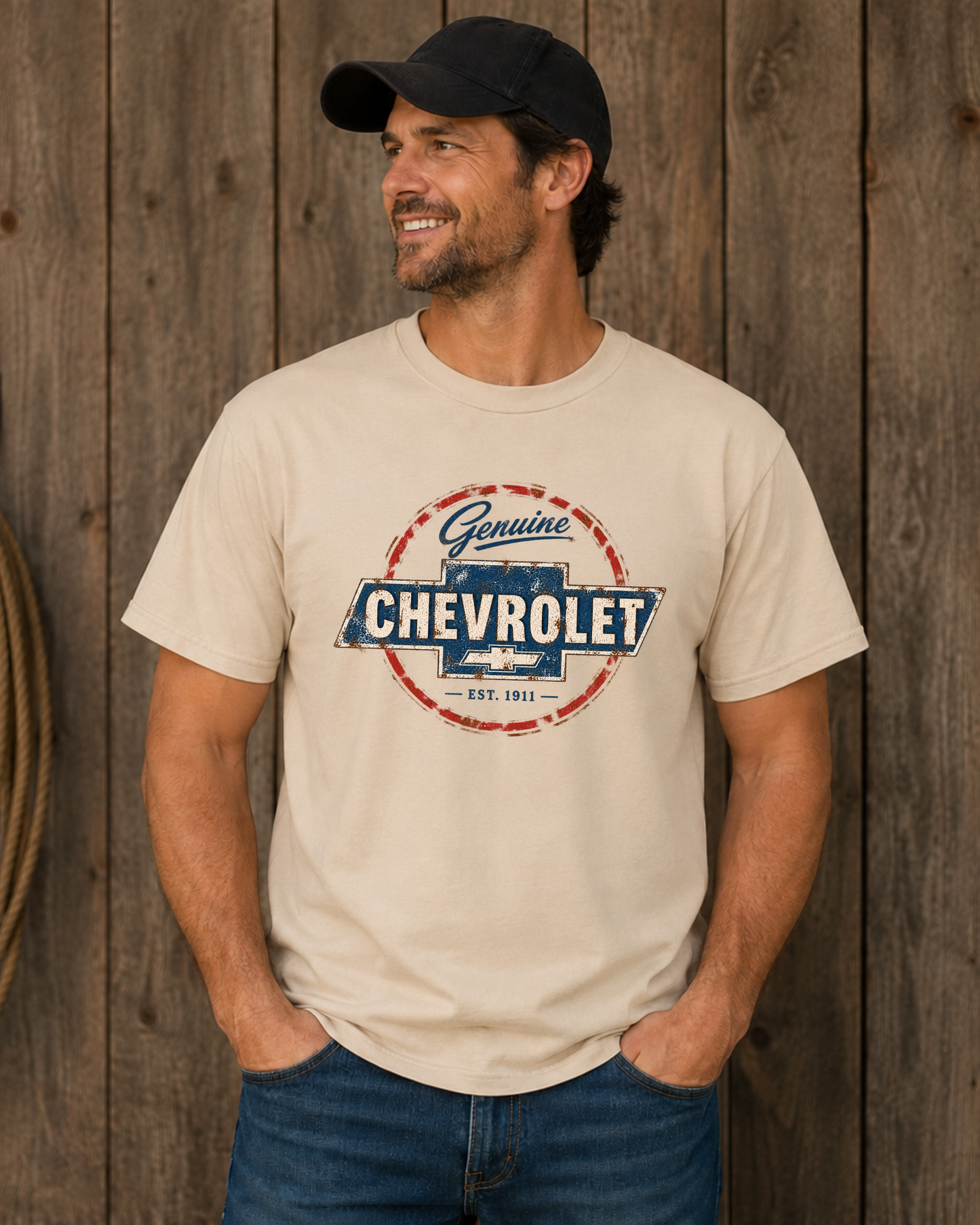Vintage Chevrolet Sign Graphic T-Shirt
