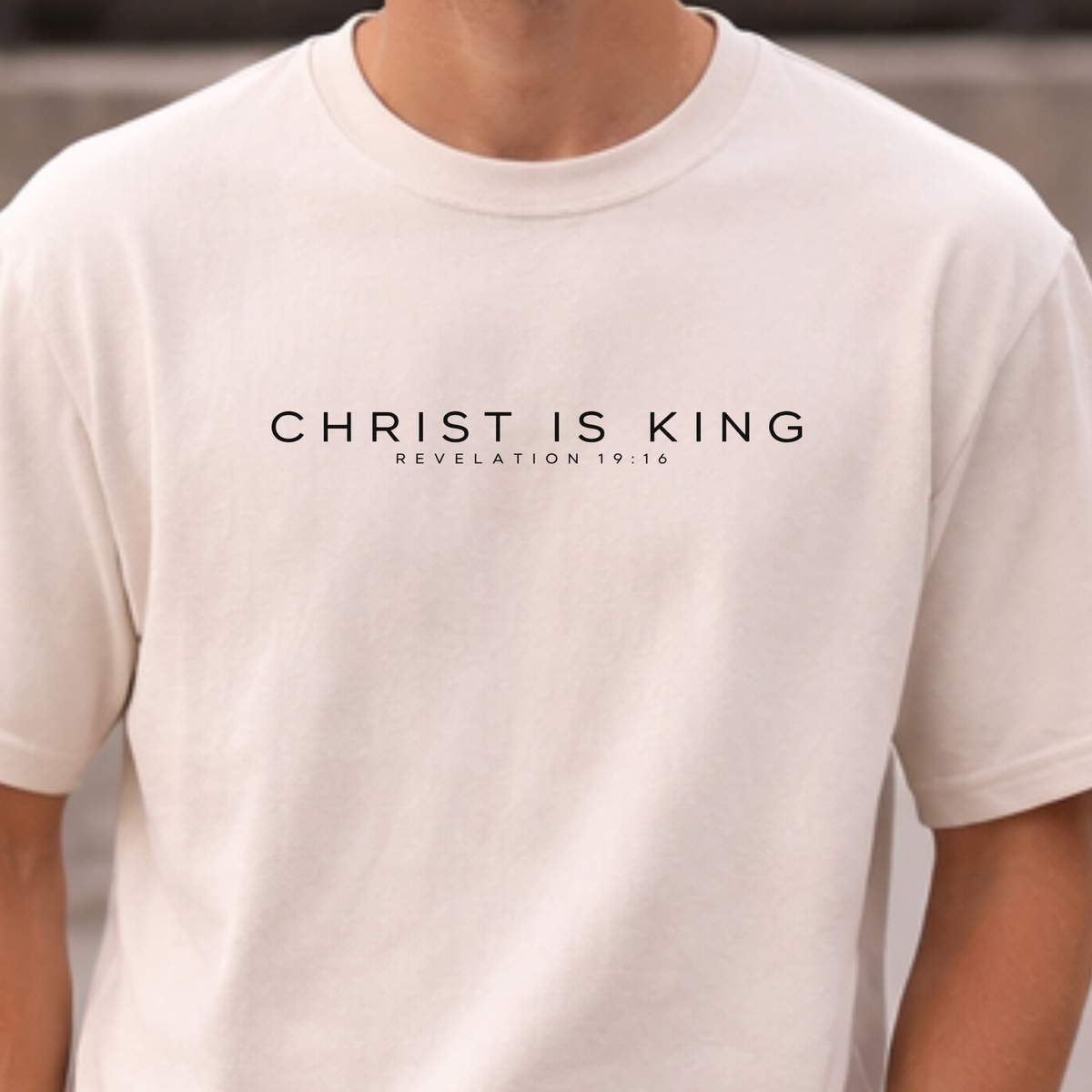 Christ Is King Comfort Colors Shirt | Revelation 19:16 Christian Tee