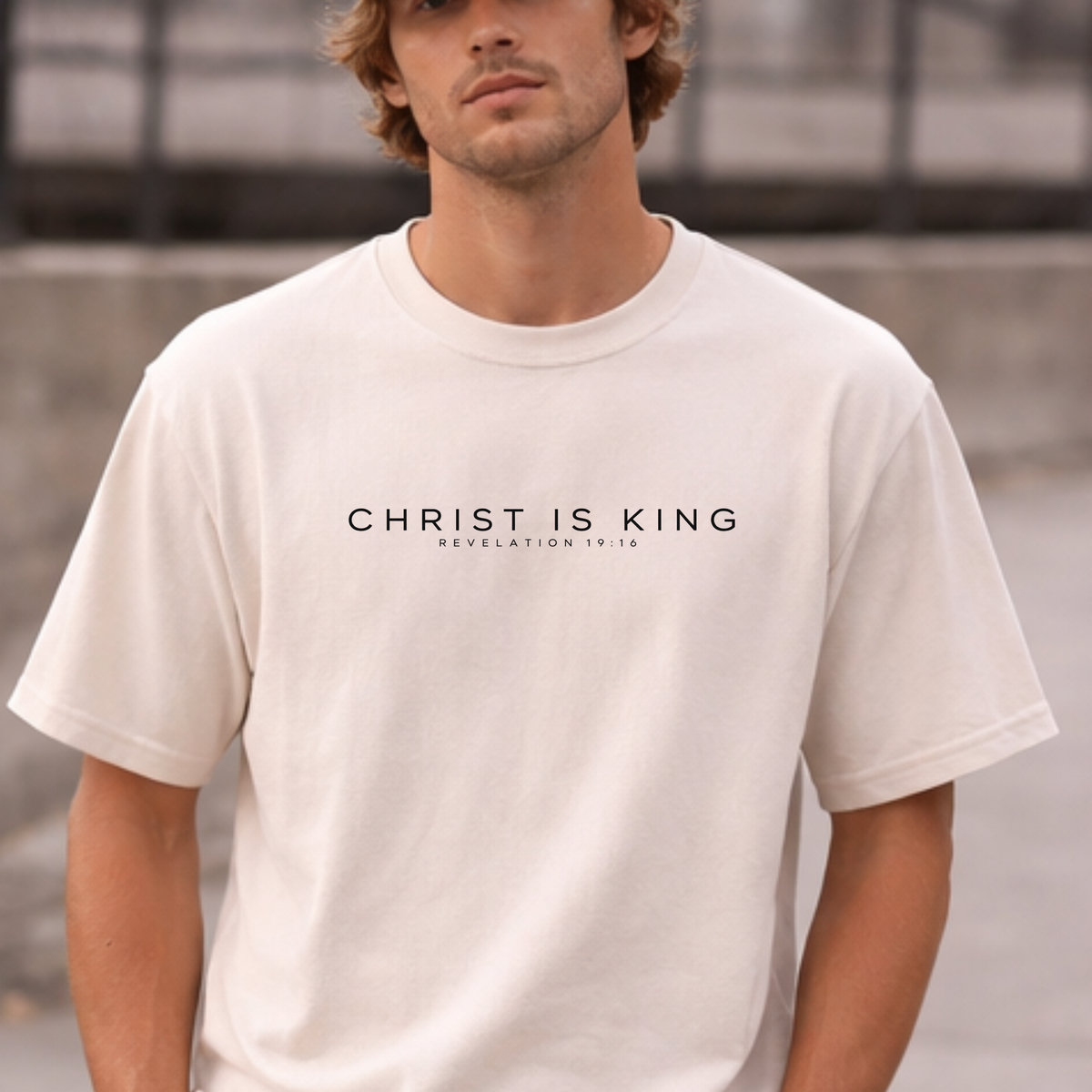 Christ Is King Comfort Colors Shirt | Revelation 19:16 Christian Tee