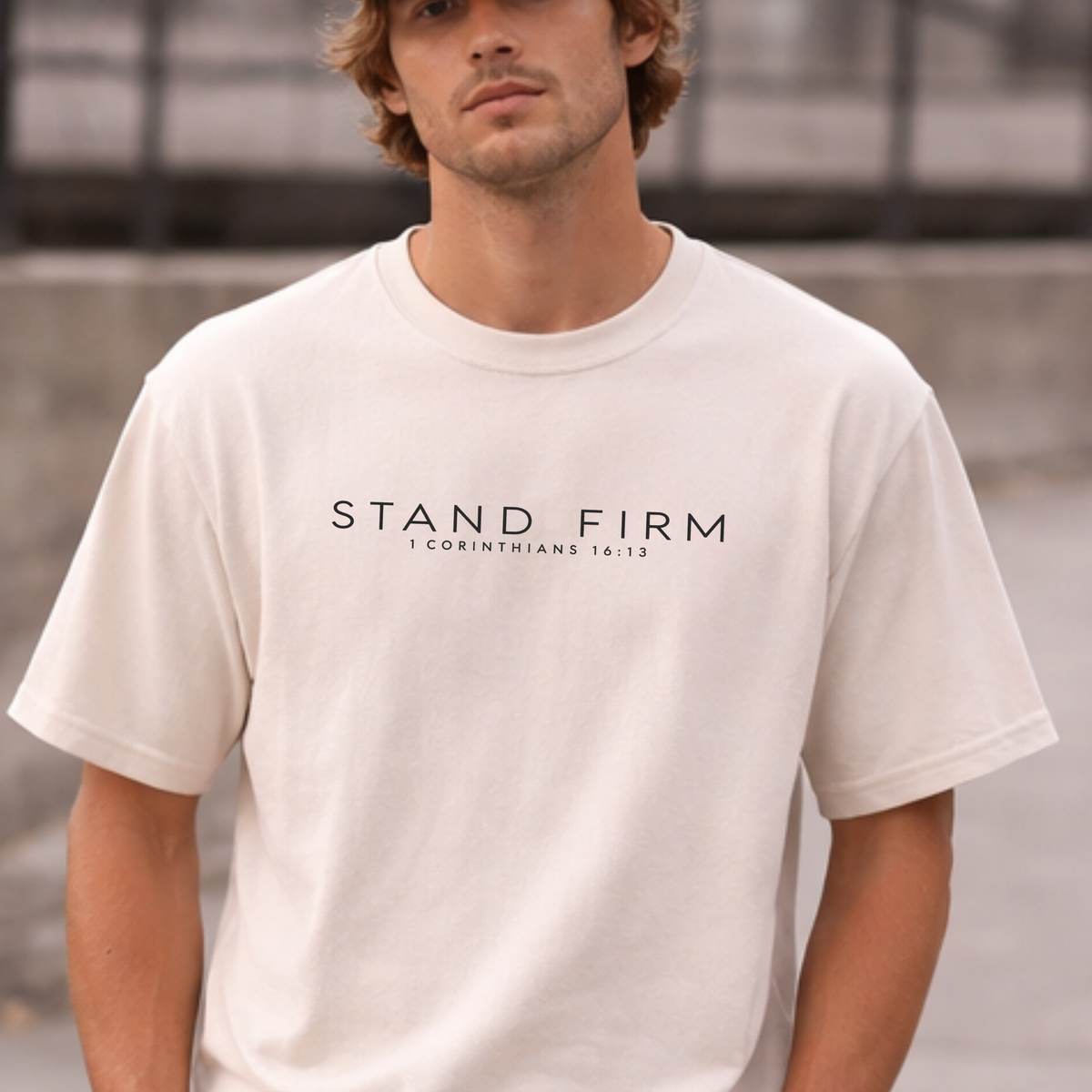 Stand Firm Comfort Colors Shirt | 1 Corinthians 16:13 Christian Tee