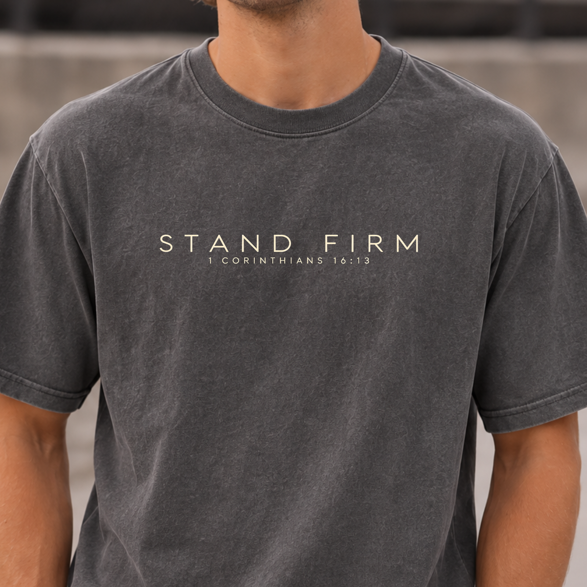 Stand Firm Comfort Colors Shirt | 1 Corinthians 16:13 Christian Tee