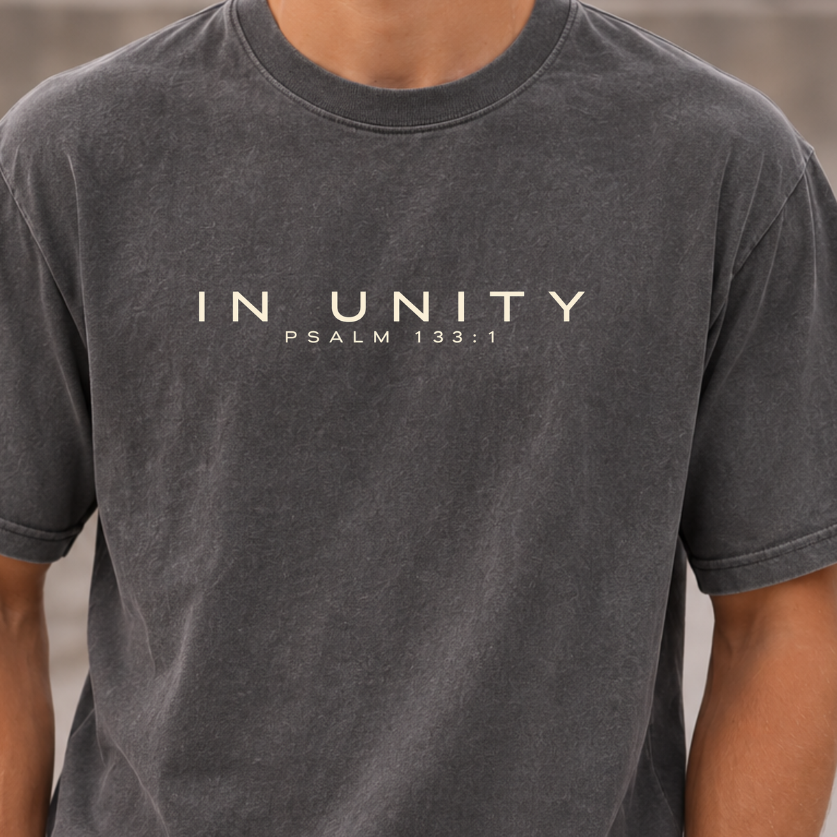 In Unity Comfort Colors Shirt | Psalm 133:1 Christian T-Shirt