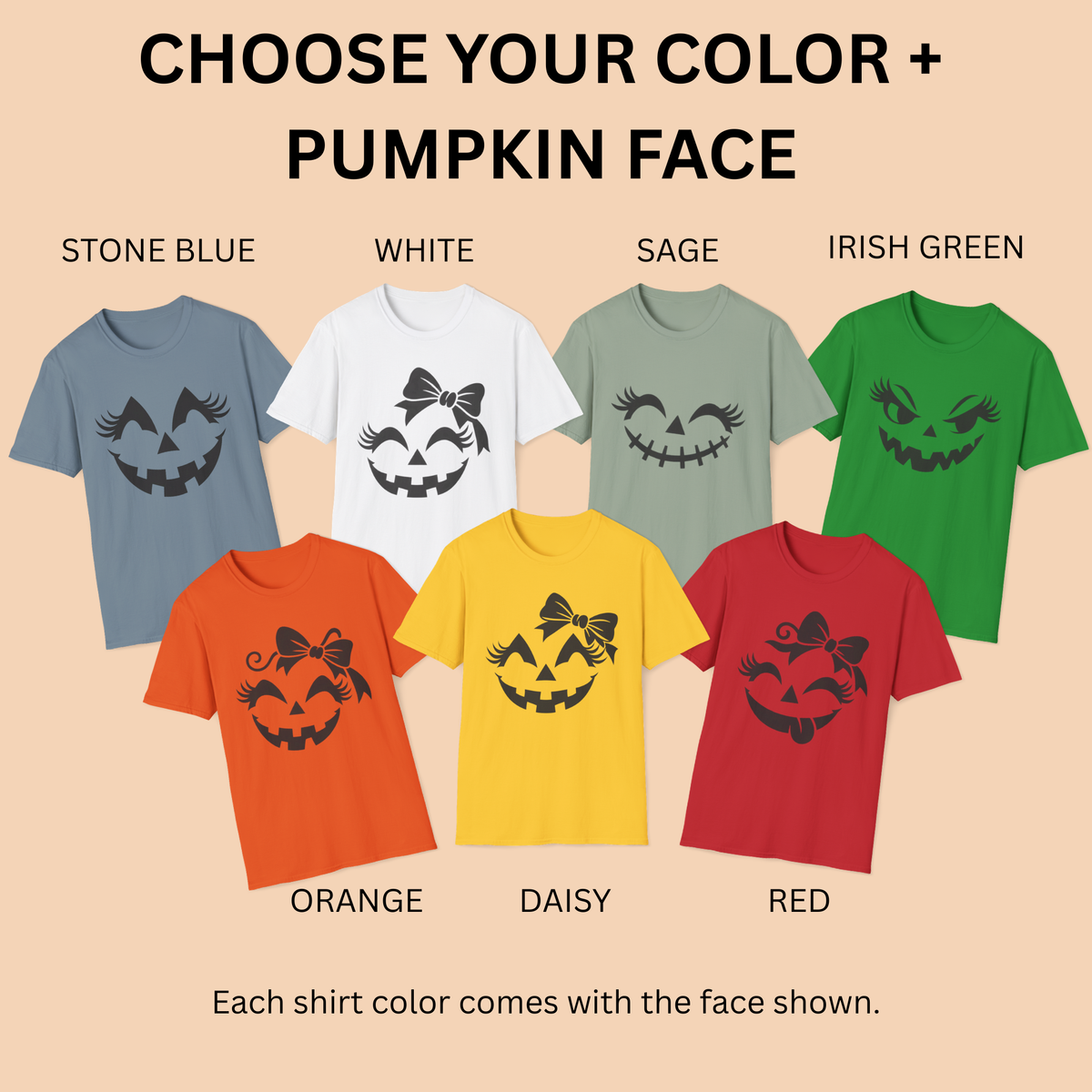 Pick Your Pumpkin Women's Jack-O'-Lantern Graphic Tee