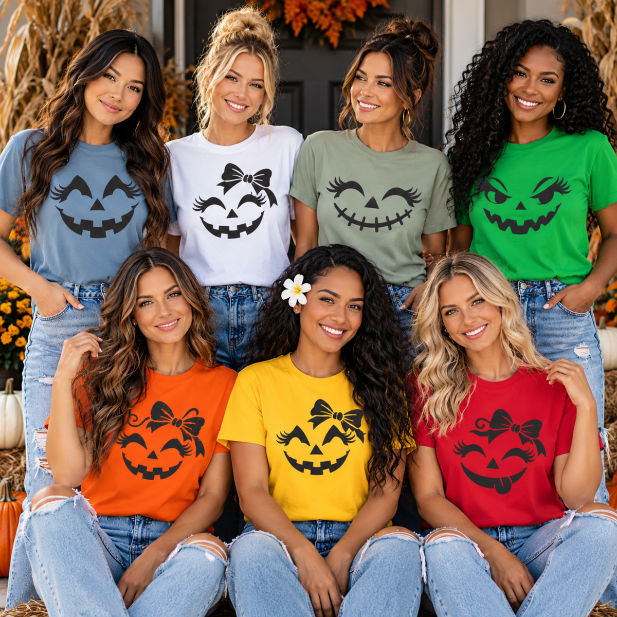 Pick Your Pumpkin Women's Jack-O'-Lantern Graphic Tee