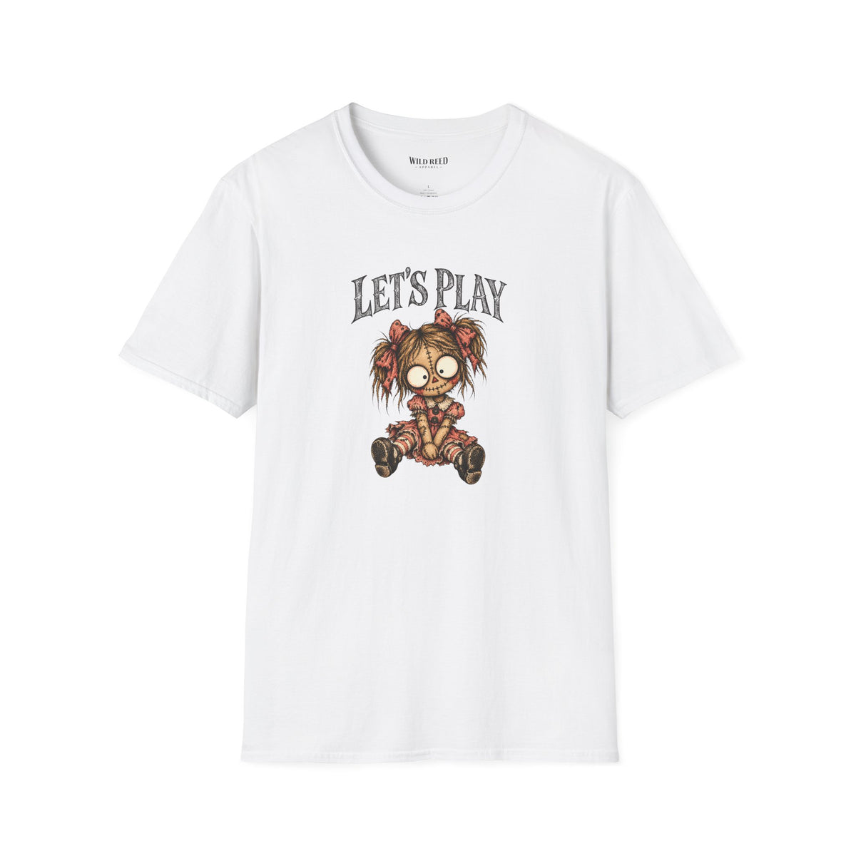 Let’s Play Creepy Doll Halloween T-Shirt