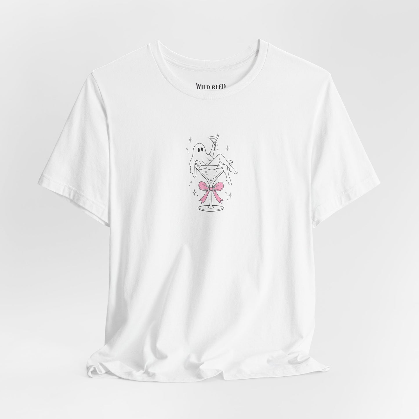 Martini Ghost T-Shirt – Cute Halloween Cocktail Graphic Tee