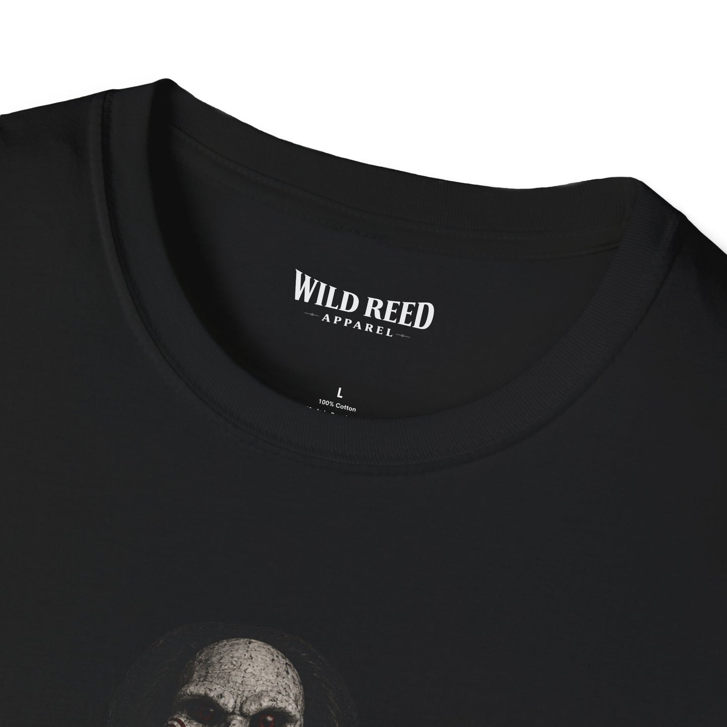 Sinister Puppet Tricycle Heart Hands Stealth Black-on-Black Graphic Tee