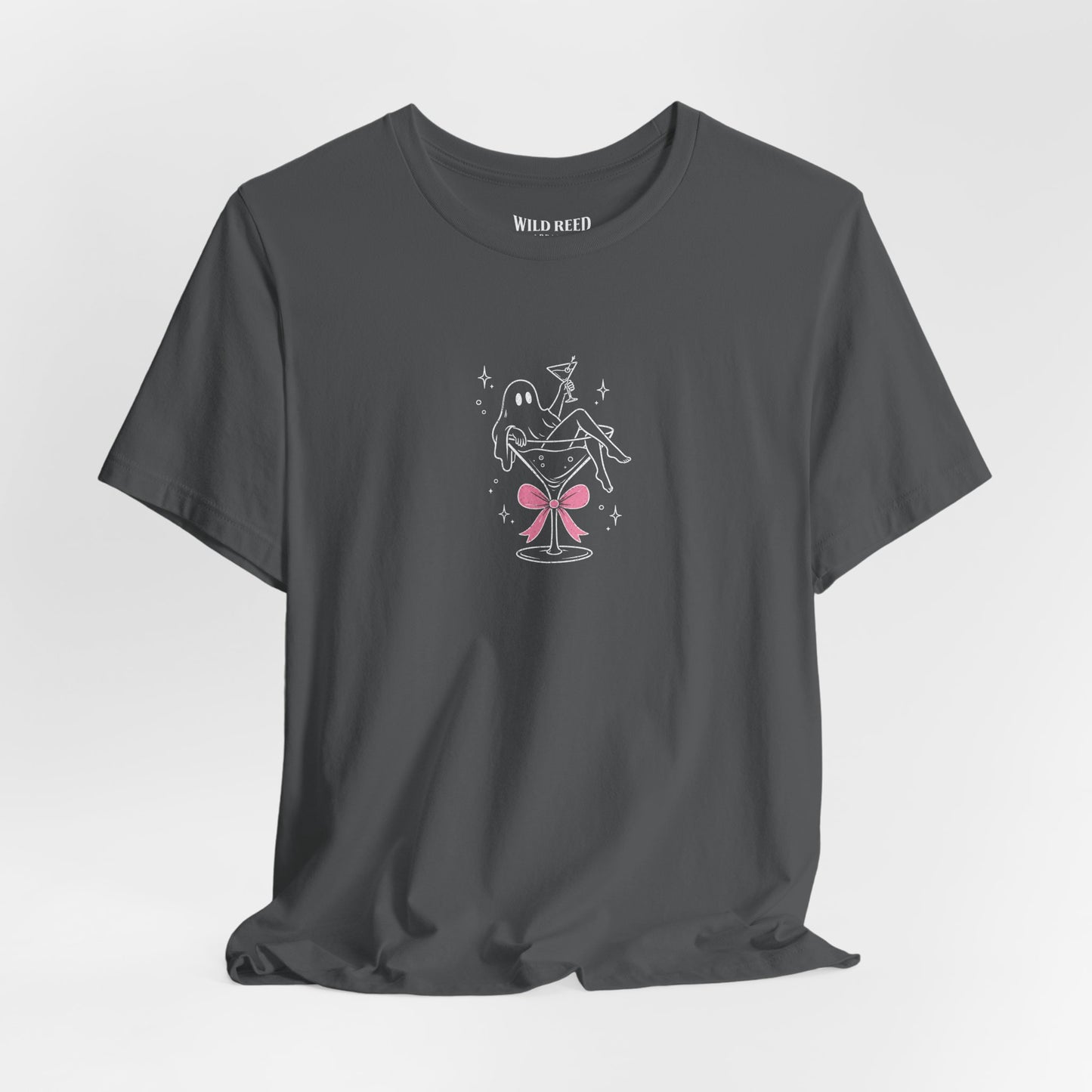 Martini Ghost T-Shirt – Cute Halloween Cocktail Graphic Tee