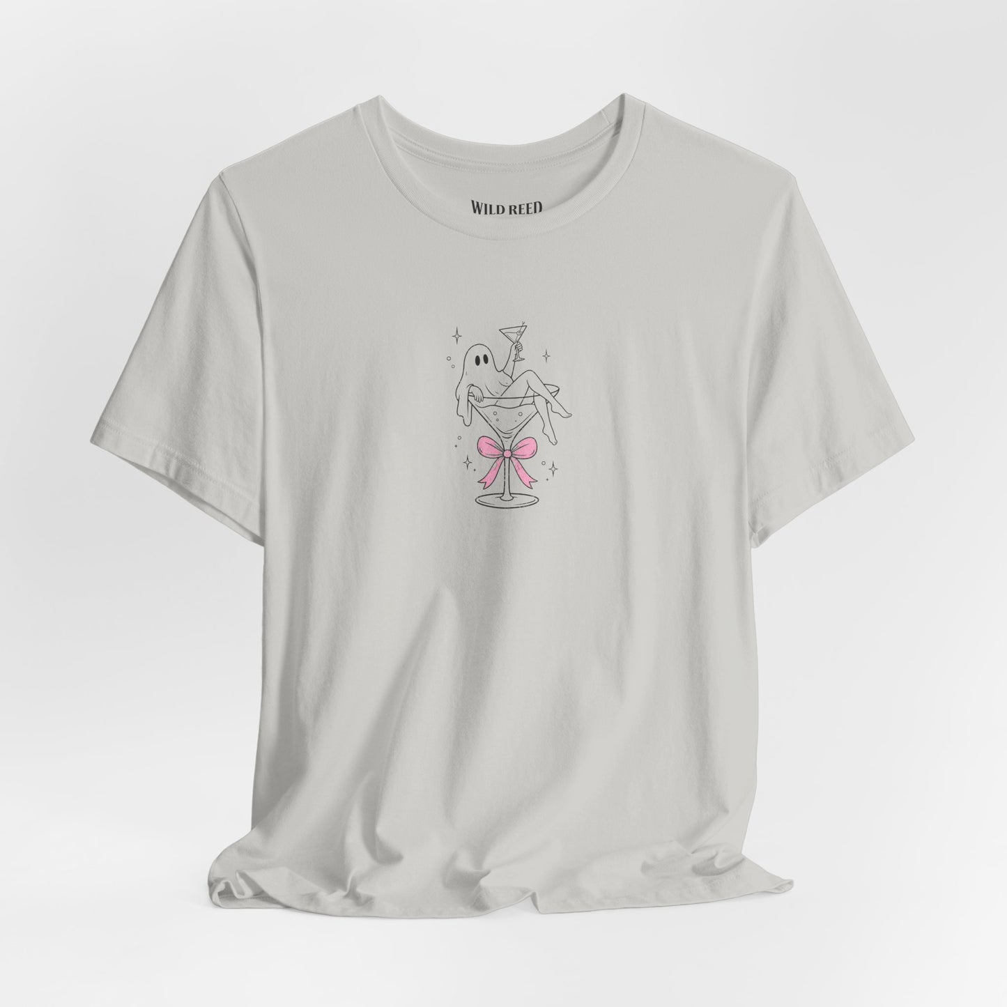 Martini Ghost T-Shirt – Cute Halloween Cocktail Graphic Tee