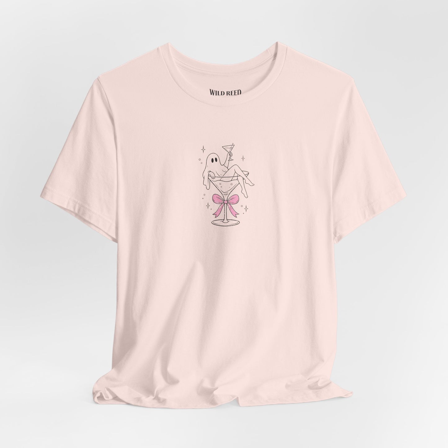 Martini Ghost T-Shirt – Cute Halloween Cocktail Graphic Tee