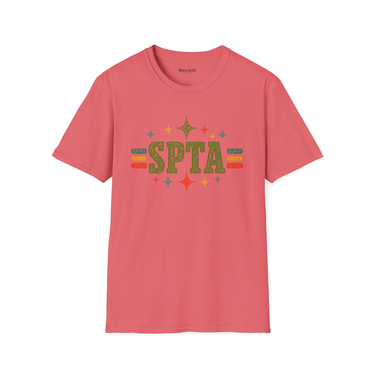 SPTA Retro Collegiate Graphic Tee | School Support Staff Shirt