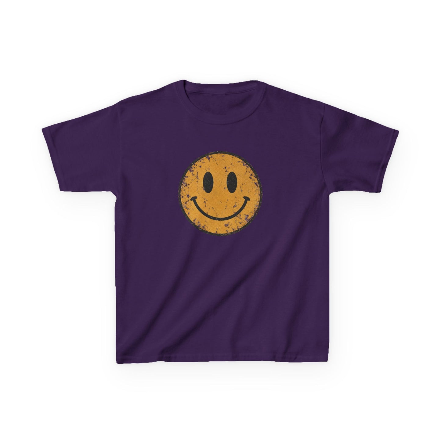 Vintage Smiley Face Kids T-Shirt | Retro Happy Face Toddler & Youth Graphic Tee
