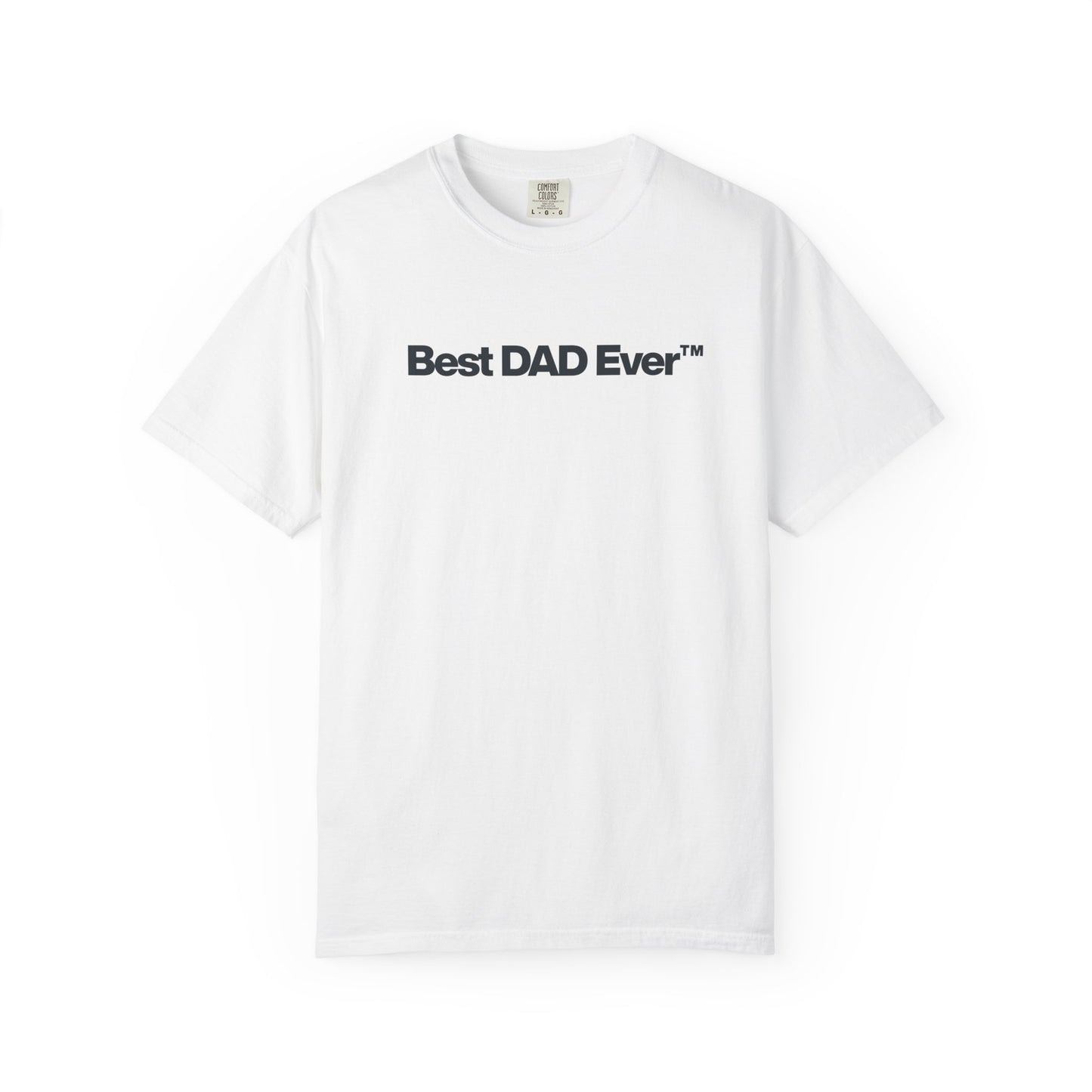 Best Dad Ever™ Shirt, Minimalist Dad Graphic Tee, Father’s Day Gift for Dad, Vintage Comfort Colors Shirt