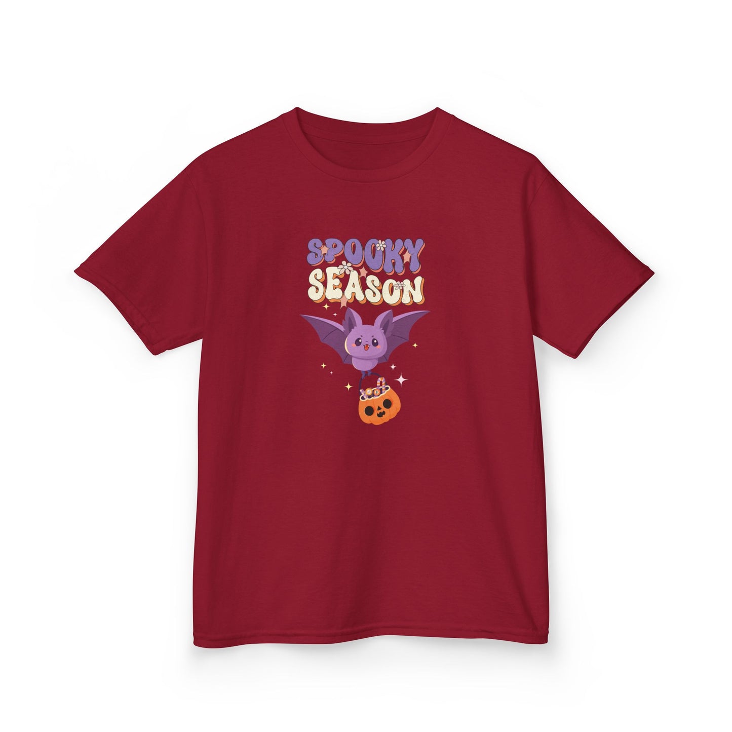 Spooky Season Bat Kids Halloween T-Shirt