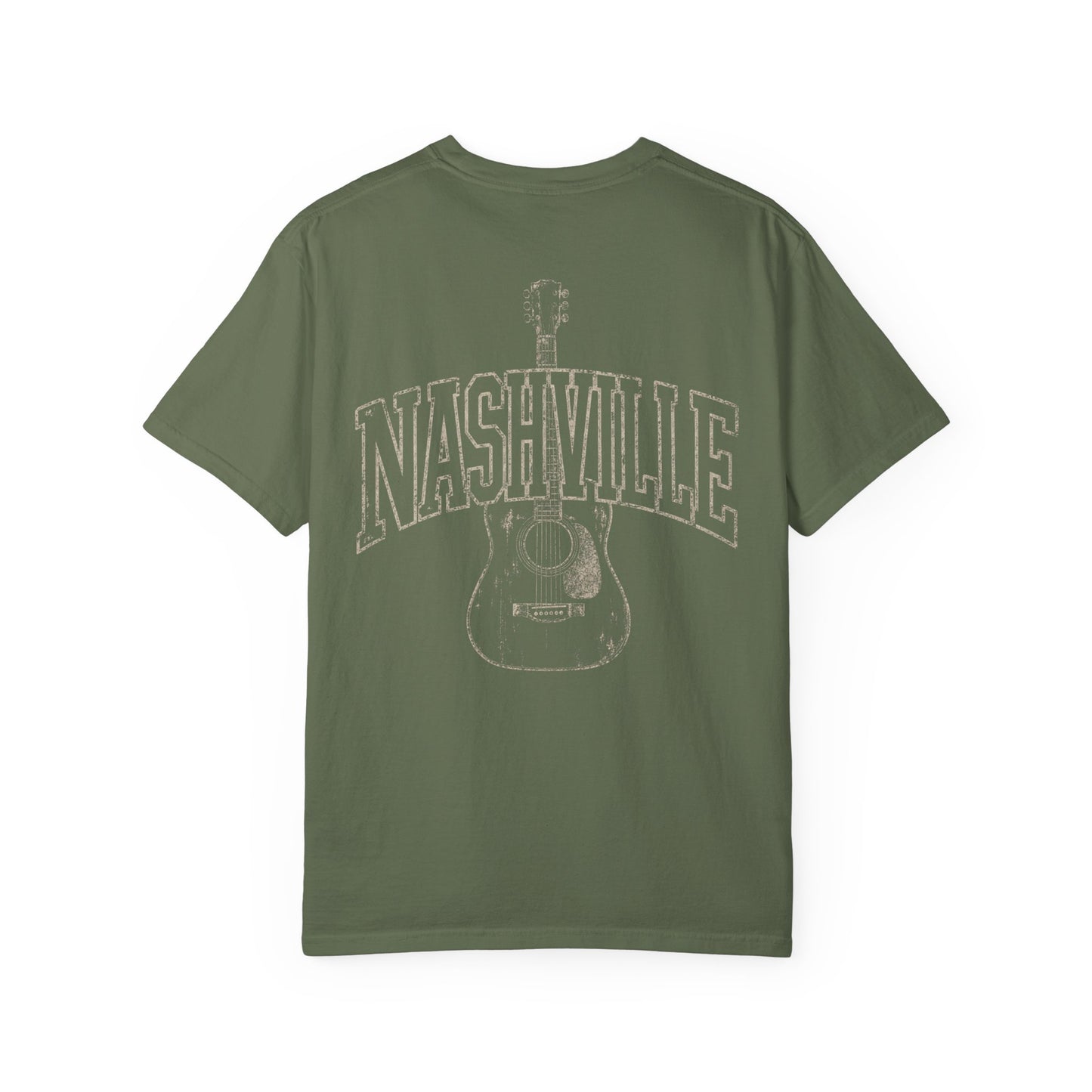Nashville Guitar Graphic Tee | Vintage Country Music Shirt