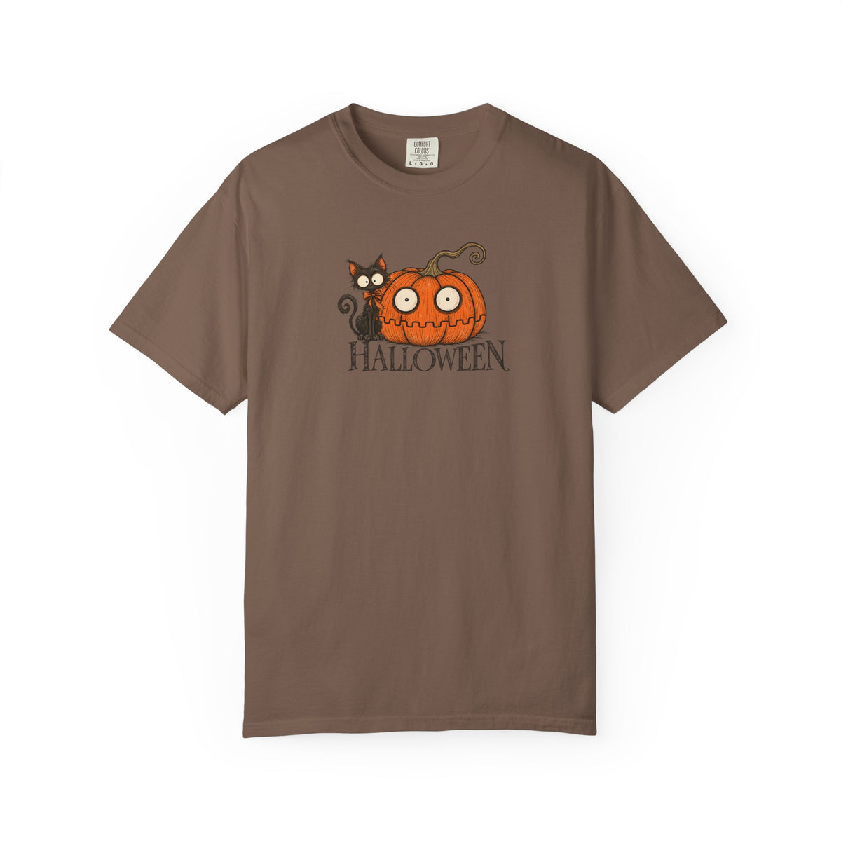 Vintage Halloween Pumpkin Graphic Tee | Comfort Colors 1717 Fall Shirt