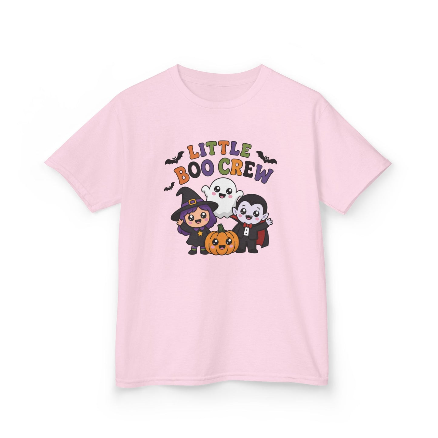 Little Boo Crew Kids T-Shirt | Cute Halloween Friends Youth Graphic Tee for Boys & Girls