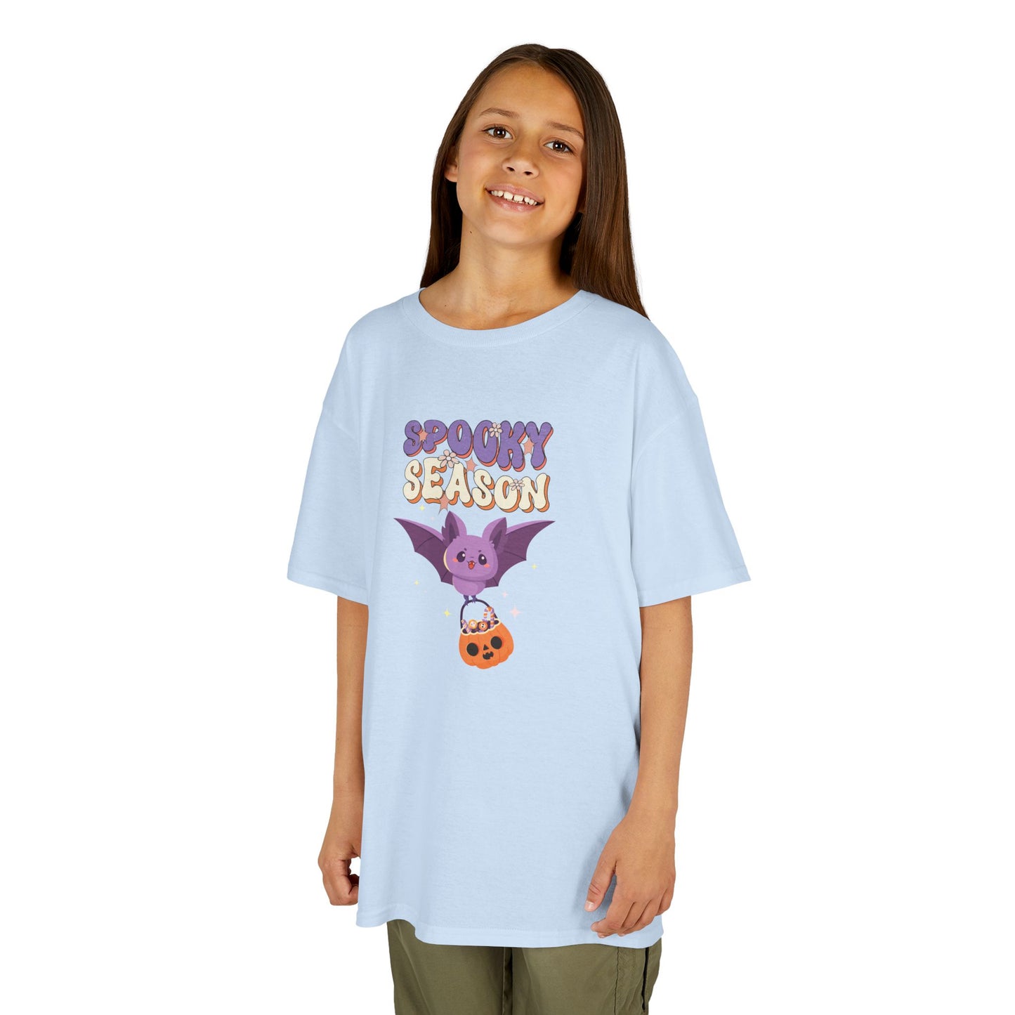 Spooky Season Bat Kids Halloween T-Shirt