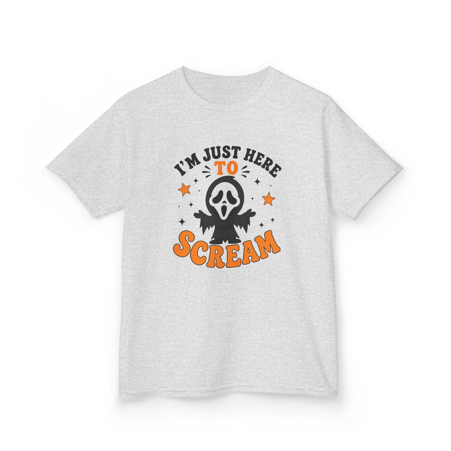 I'm Just Here to Scream Kids Shirt