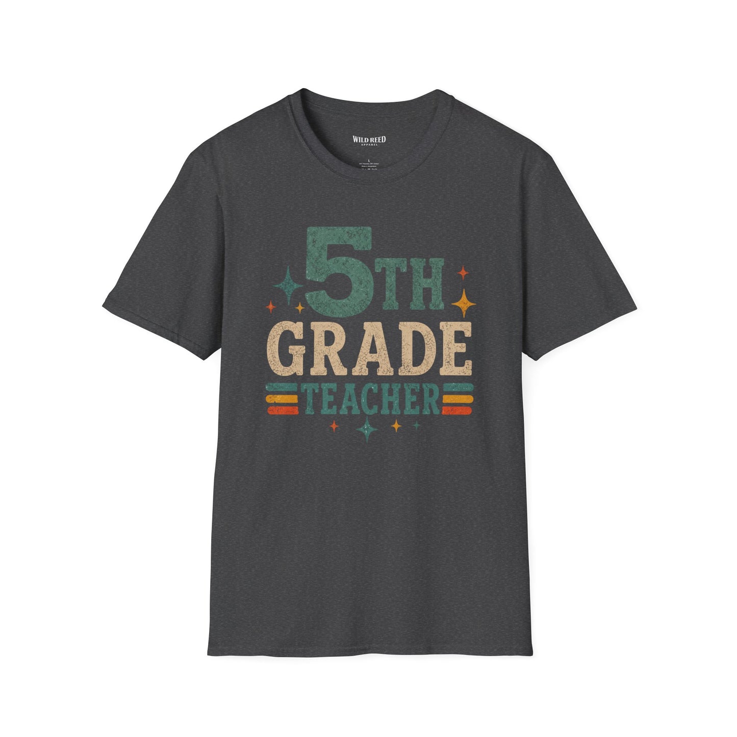 5th Grade Teacher Shirt, Retro Teacher Tee, Fifth Grade Shirt, Back to School Shirt, Teacher Gift, Classroom Shirt, Educator Tee