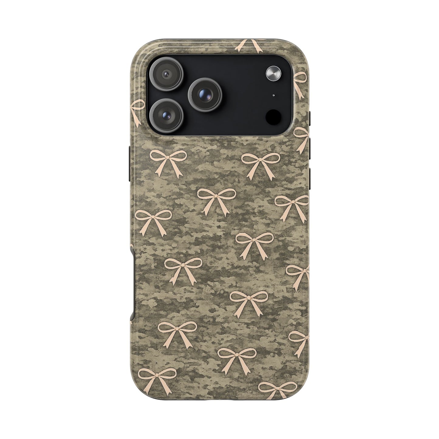Camo Pink Bow Phone Case – Cute Western Aesthetic