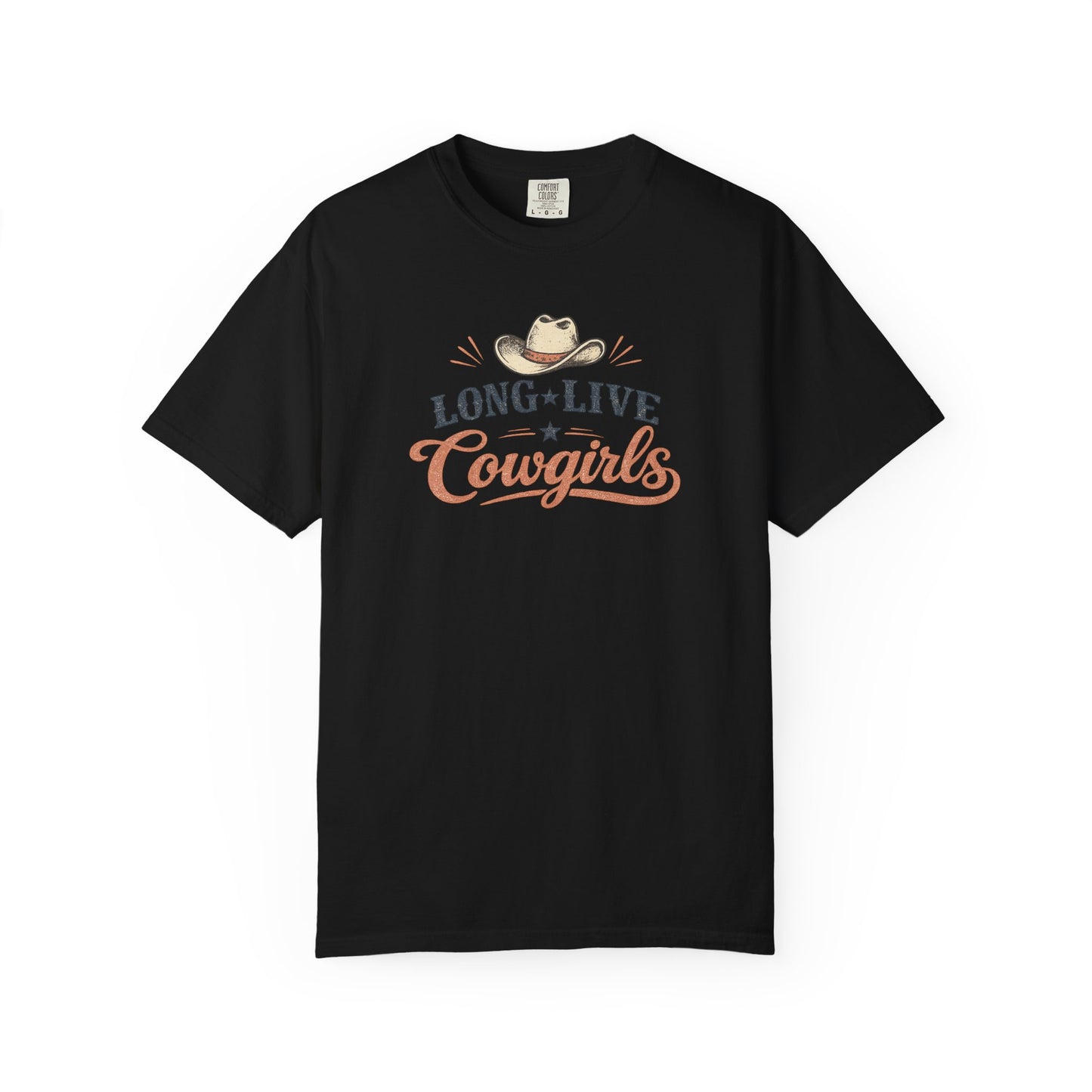 Long Live Cowgirls Vintage Western Graphic Tee | Distressed Country Shirt | Cowgirl Concert Tee | Wild Range Collection
