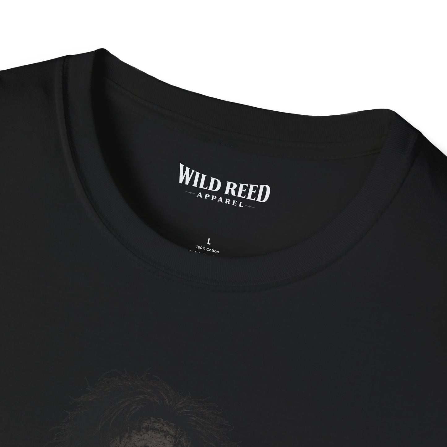 Masked Butcher Heart Hands Stealth Black-on-Black Graphic Tee