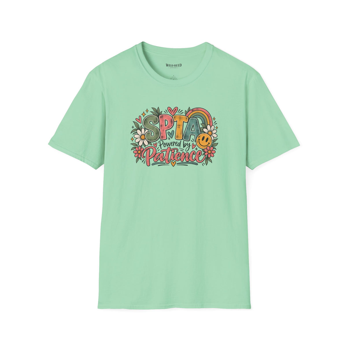 SPTA Powered by Patience Graphic Tee | School Support Staff Shirt