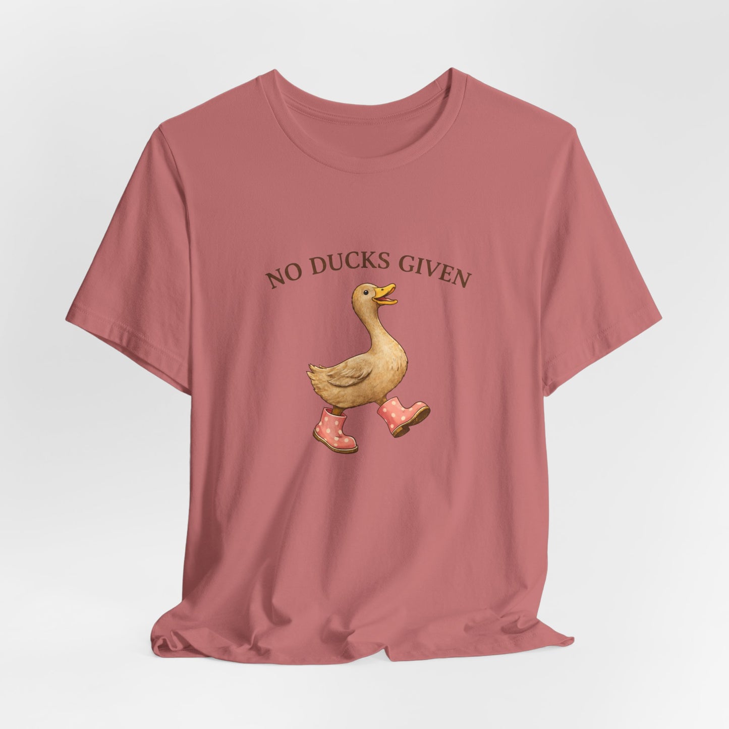 No Ducks Given Graphic Tee – Soft Bella Canvas Shirt